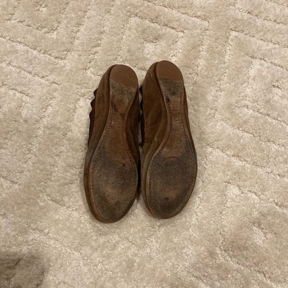 TORY BURCH CAROLINE Brown/Gold Logo - Picture 2 of 2